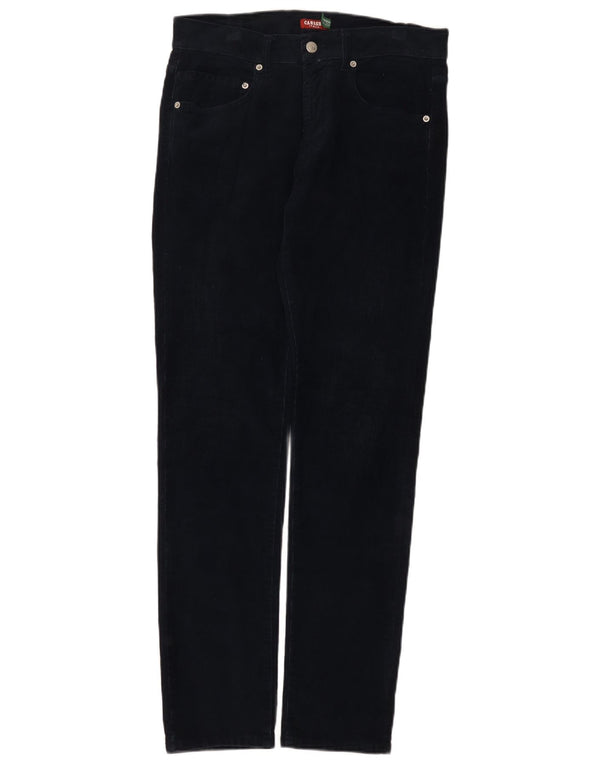 Calça Carrera Feminina 417 Slim Veludo W31 L32 Azul Marinho Algodão