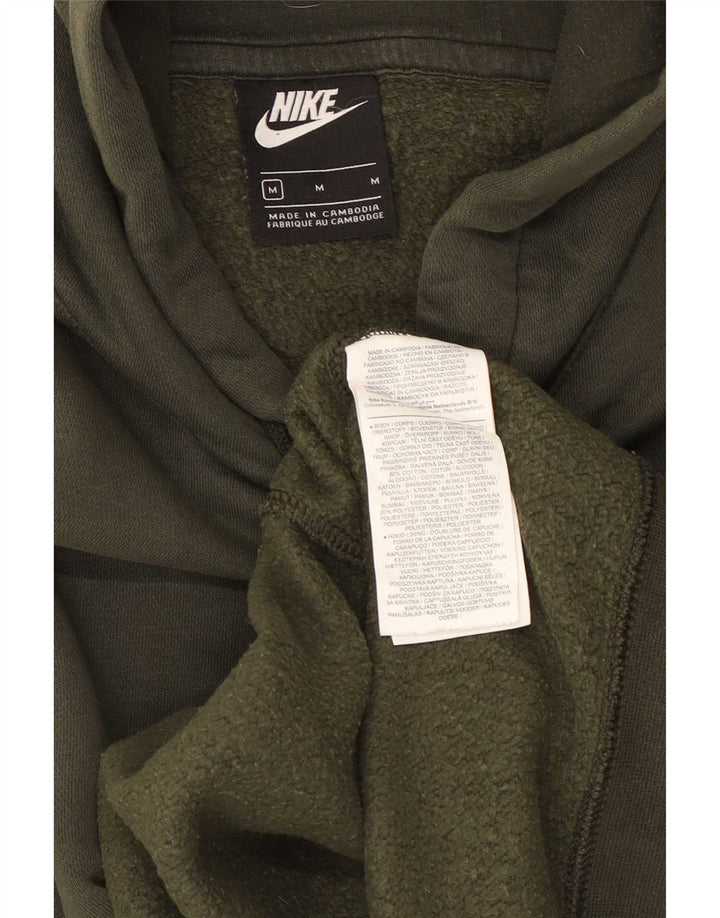 Nike Mens Hoodie Jumper Médio Algodão Cáqui