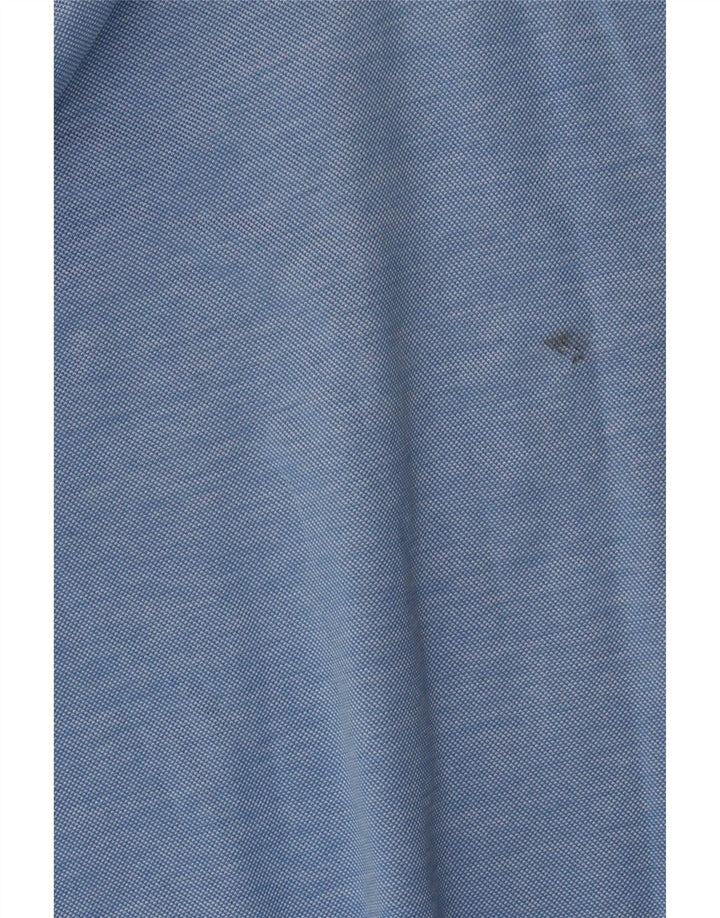 Camisa polo masculina Paul & Shark média azul manchada