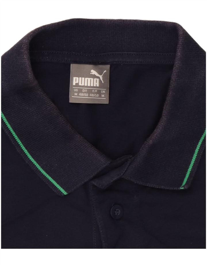 Camisa polo masculina Puma média azul marinho