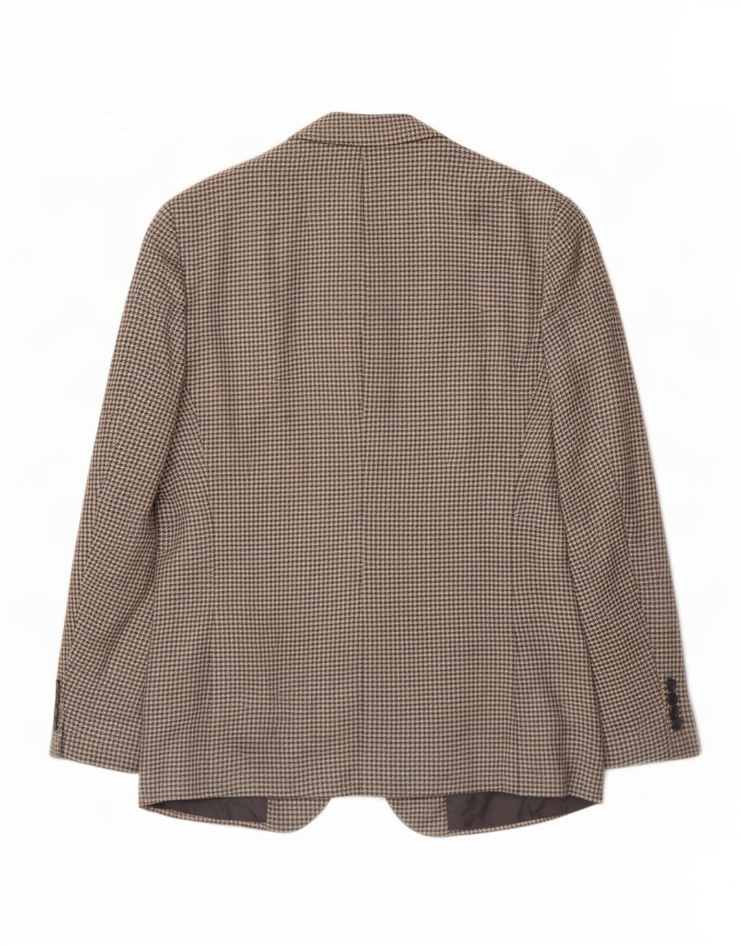 Jaqueta Blazer Masculina Polo Ralph Lauren com 3 Botões Reino Unido 40 Médio Azul Houndstooth