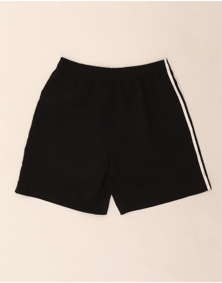 Shorts esportivos masculinos Adidas médio preto poliéster