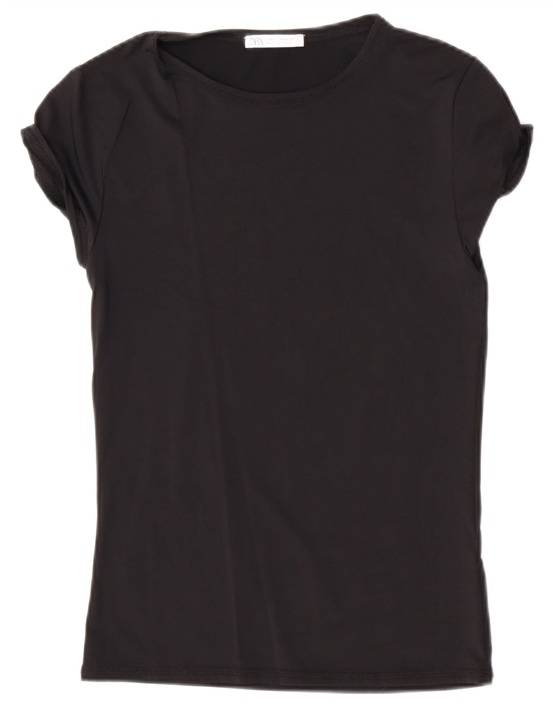 Camiseta feminina Zara UK 12 médio preto