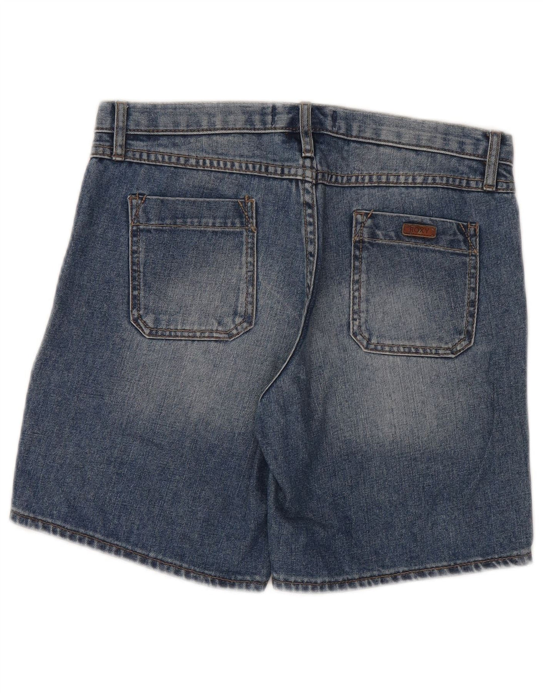 ROXY Girls Denim Shorts 13-14 Years W30 Blue Cotton