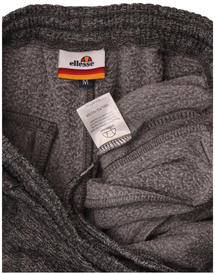 Shorts masculinos Ellesse Graphic Sport poliéster manchado cinza médio