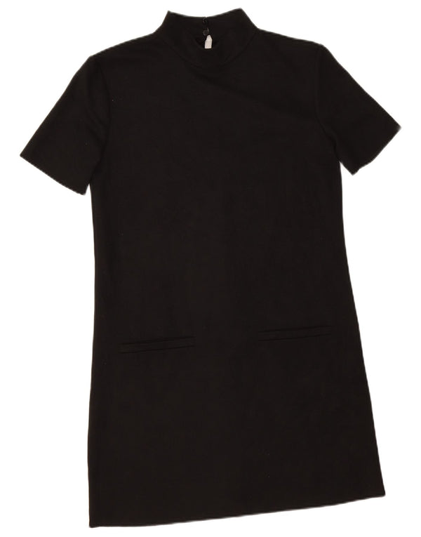 Zara Vestido Shift Feminino Reino Unido 6 XS Preto