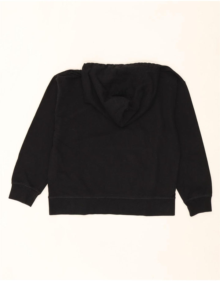 LEVI'S Womens Oversized Hoodie Jumper UK 16 Large Black Cotton Vintage Levi's and Second-Hand Levi's from Messina Hembry 
