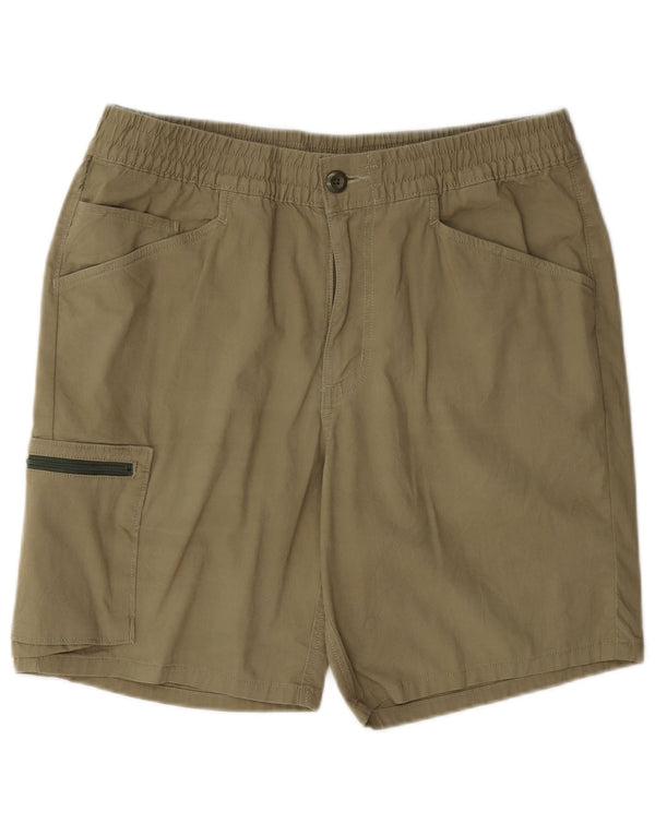 Shorts cargo masculino Patagonia médio W32 algodão cáqui