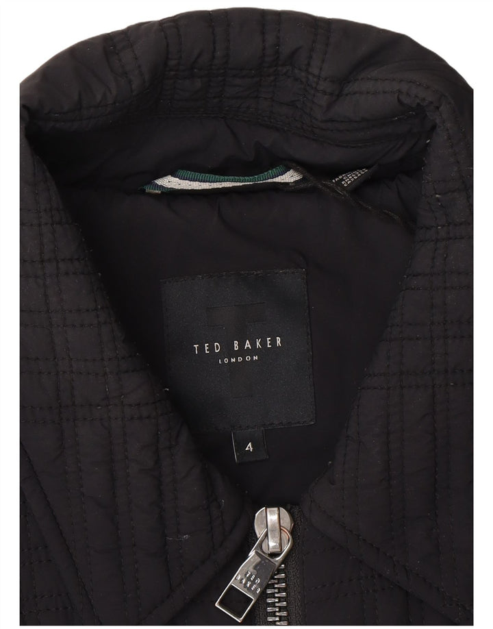 Jaqueta acolchoada masculina TED BAKER tamanho 4 grande azul marinho