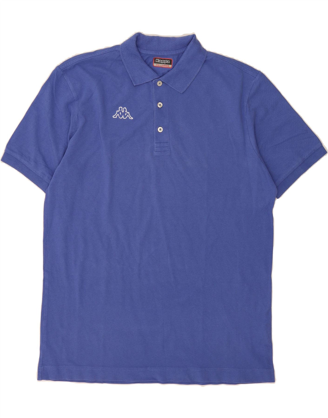 KAPPA Mens Polo Shirt 2XL Blue Cotton Vintage Kappa and Second-Hand Kappa from Messina Hembry 