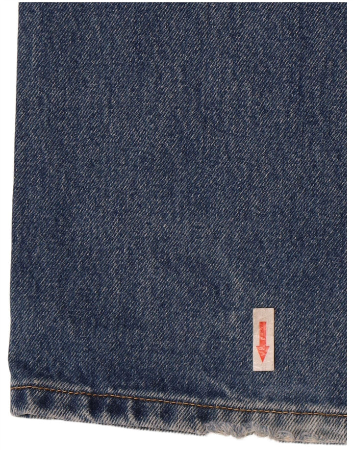 Lee Mens Brooklyn Straight Jeans W34 L32 Azul Algodão