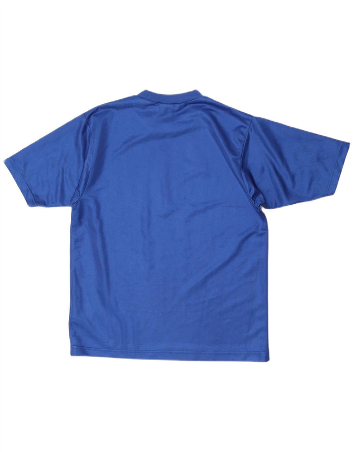 Camiseta masculina Nike Top UK 36/38 pequena azul colorblock poliéster