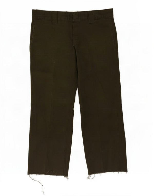 Calças Chino masculinas Dickies Slim Straight W32 L26 Poliéster cáqui