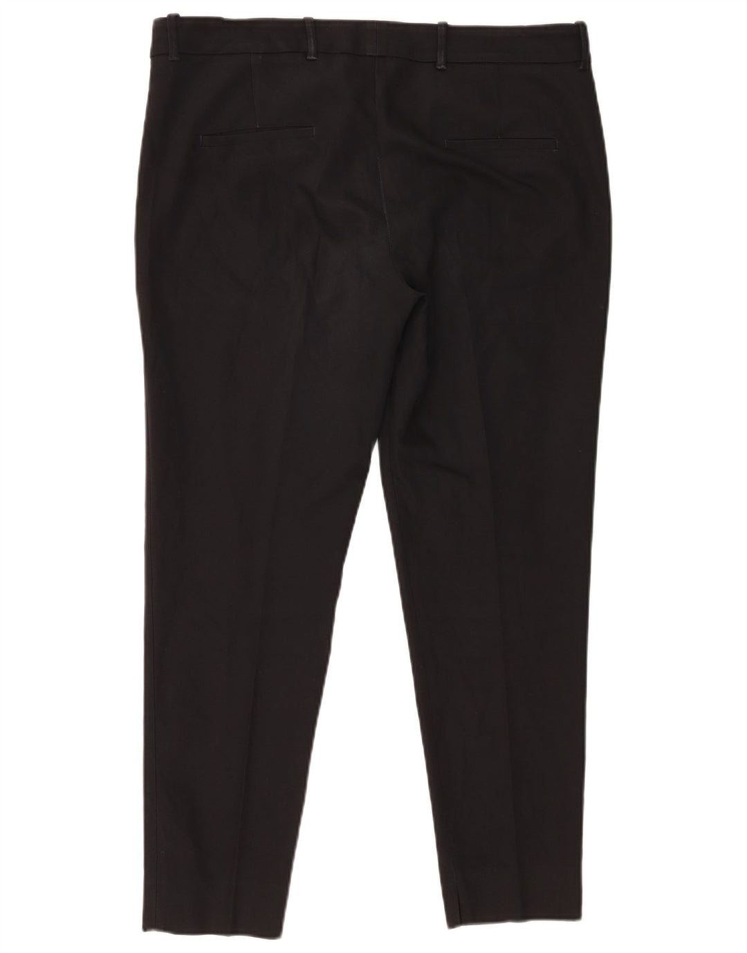 Zara Calça Chino Feminina Slim XL W32 L28 Poliéster Preto