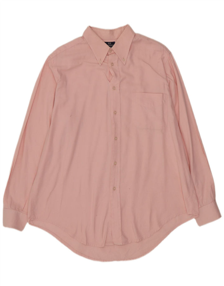 Camisa masculina SUPERGA tamanho 41/42 grande algodão rosa