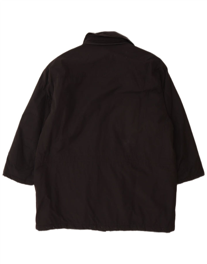 Jaqueta utilitária masculina Belfe & Belfe Reino Unido 40 grande algodão preto