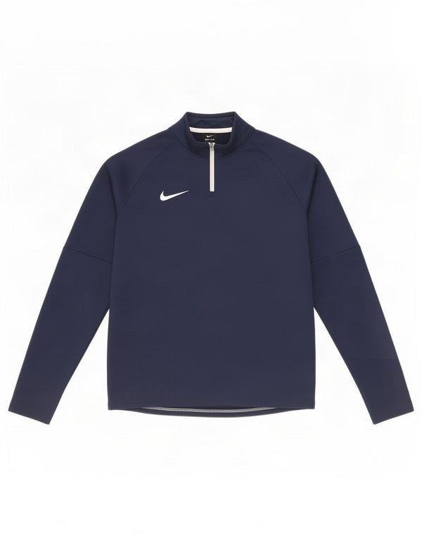 Nike Boys Dri Fit Pullover Treino Top 13-14 Anos XL Azul Marinho
