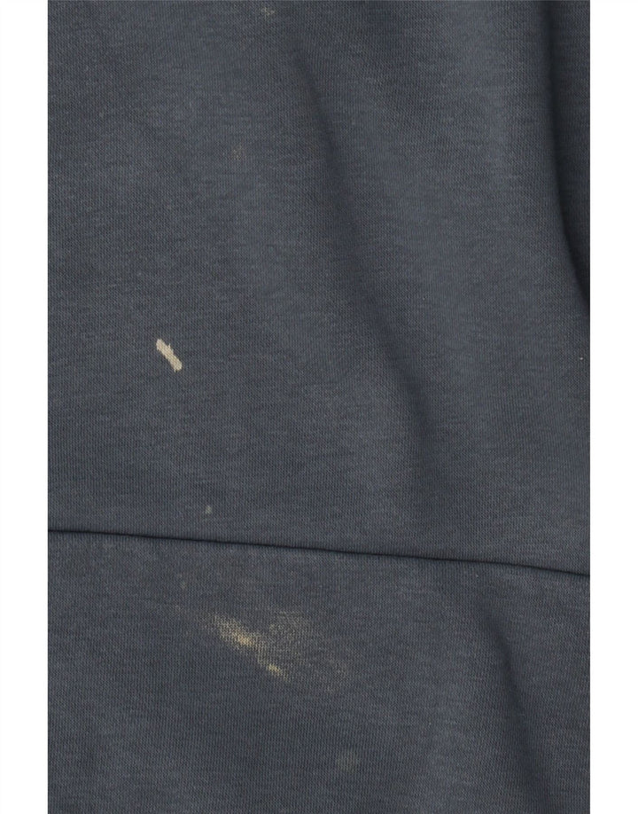 PUMA Mens Hoodie Jumper XL Azul Algodão