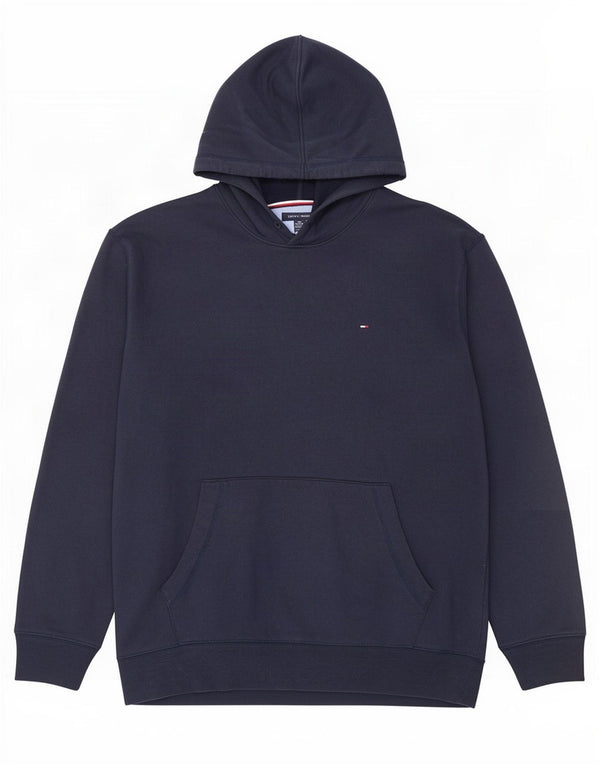 Tommy Hilfiger moletom com capuz masculino 2XL algodão azul marinho