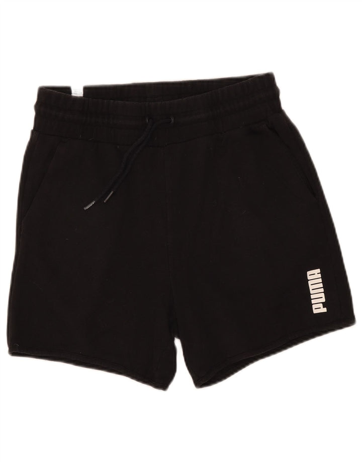 Shorts esportivos masculinos PUMA pequenos pretos