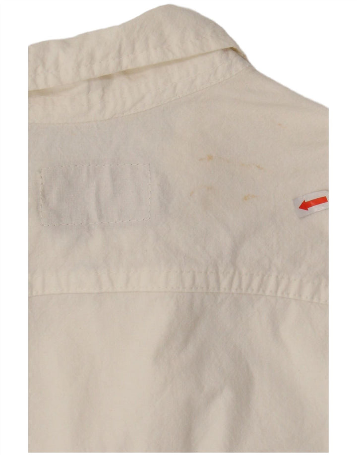 RIFLE Mens Utility Gilet IT 50 Grande Algodão Branco