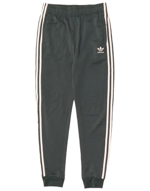 Calças de treino Adidas Meninos Joggers 15-16 anos Verde Poliéster
