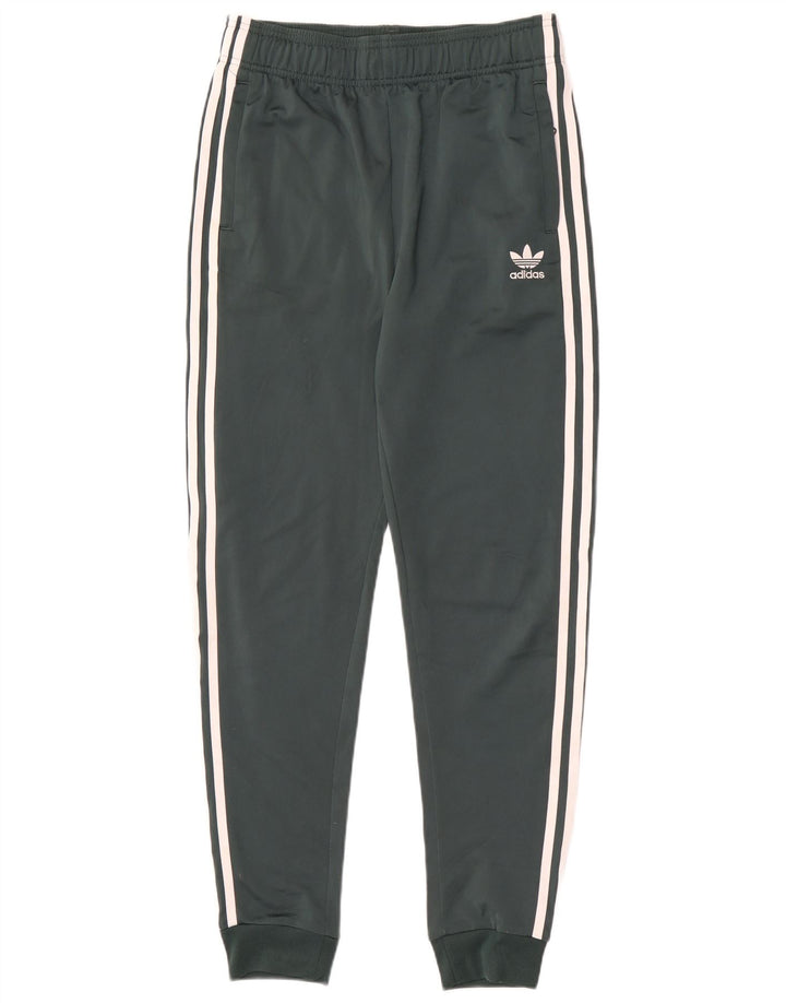 Calças de treino Adidas Meninos Joggers 15-16 anos Verde Poliéster