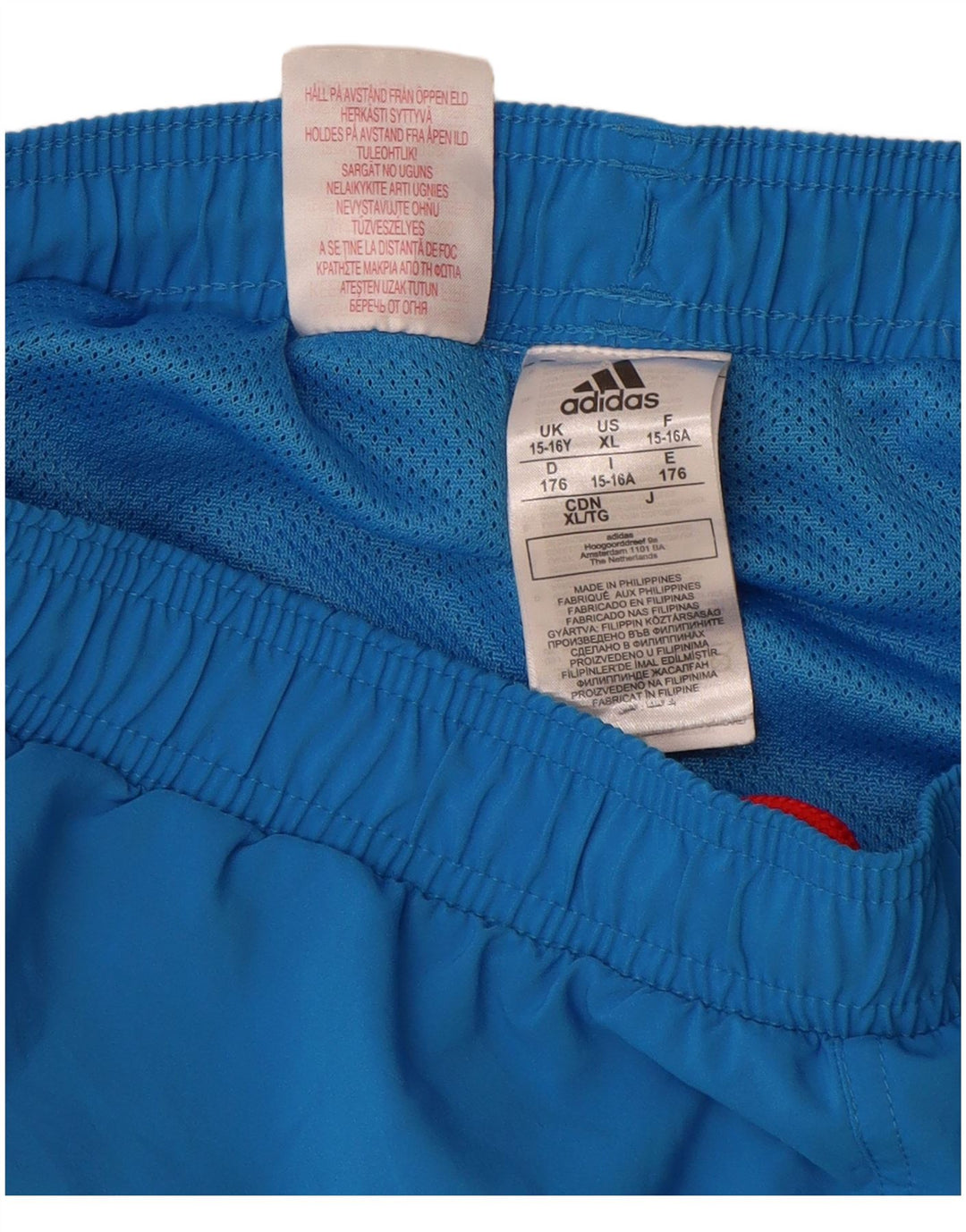 Calções de banho Adidas Boys Graphic 15-16 anos azul poliéster