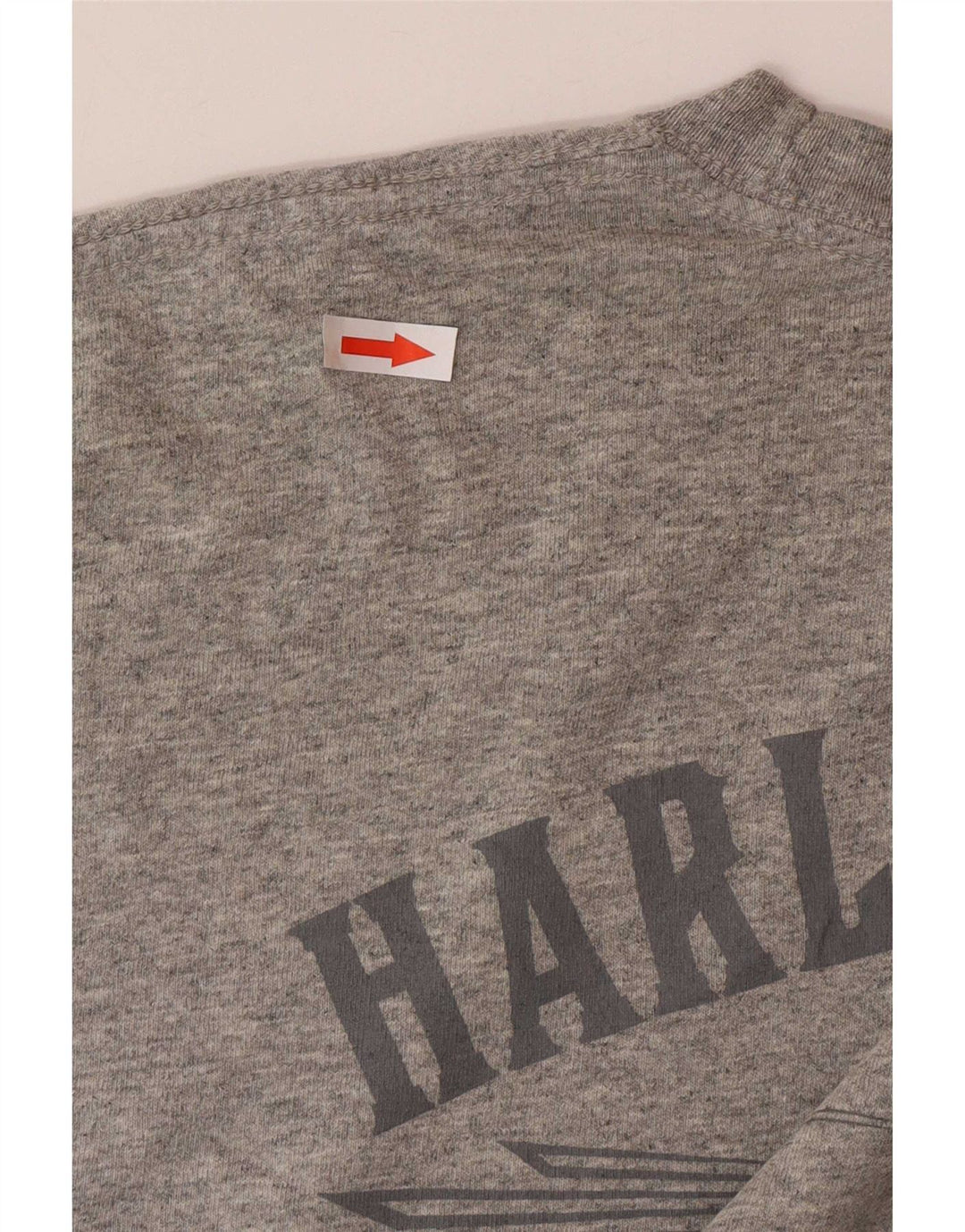 Camiseta gráfica masculina Harley Davidson Top XL algodão cinza
