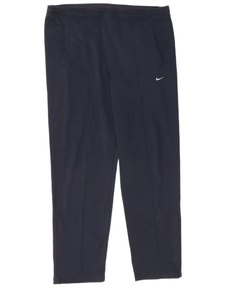 Calça de treino masculina NIKE grande poliéster azul marinho