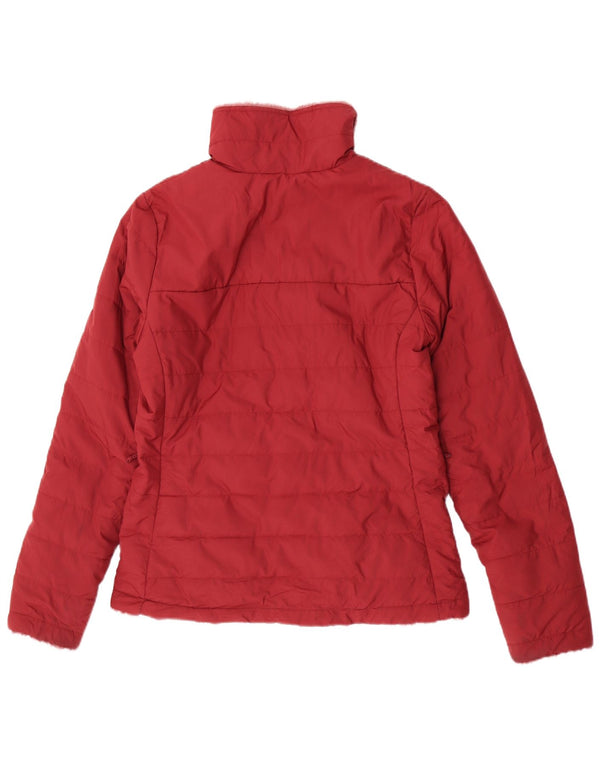 Jaqueta acolchoada reversível feminina The North Face UK10 pequena Borgonha