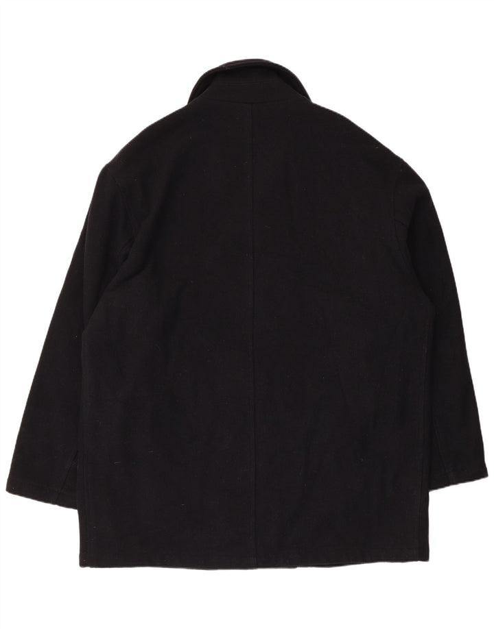 Casaco masculino Pea Old England Reino Unido 40 grande lã azul marinho