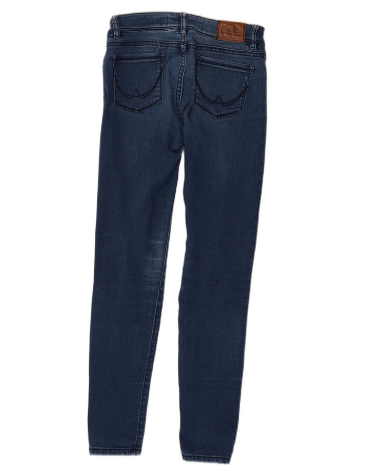 Jeans jegging feminino SUPERDRY W26 L30 algodão azul
