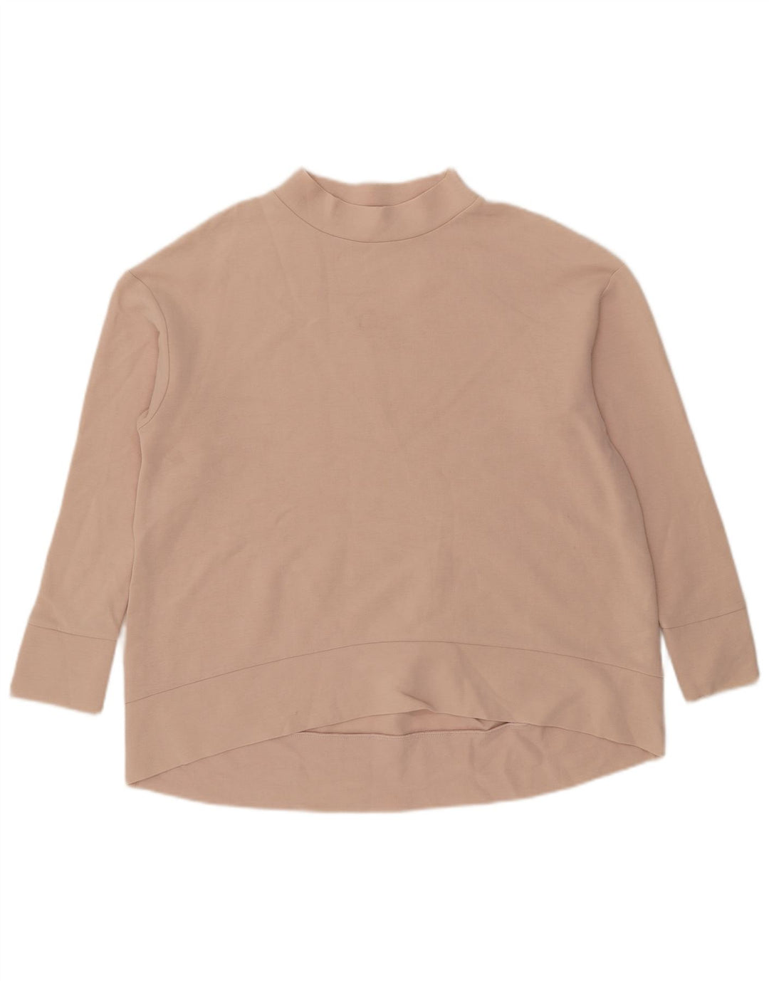 Cos feminino oversized moletom jumper Reino Unido 14 algodão bege médio