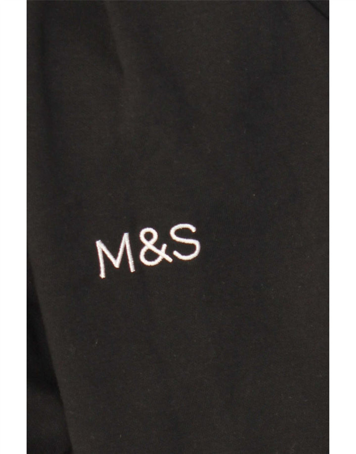 Suéter masculino Marks & Spencer de poliéster preto médio