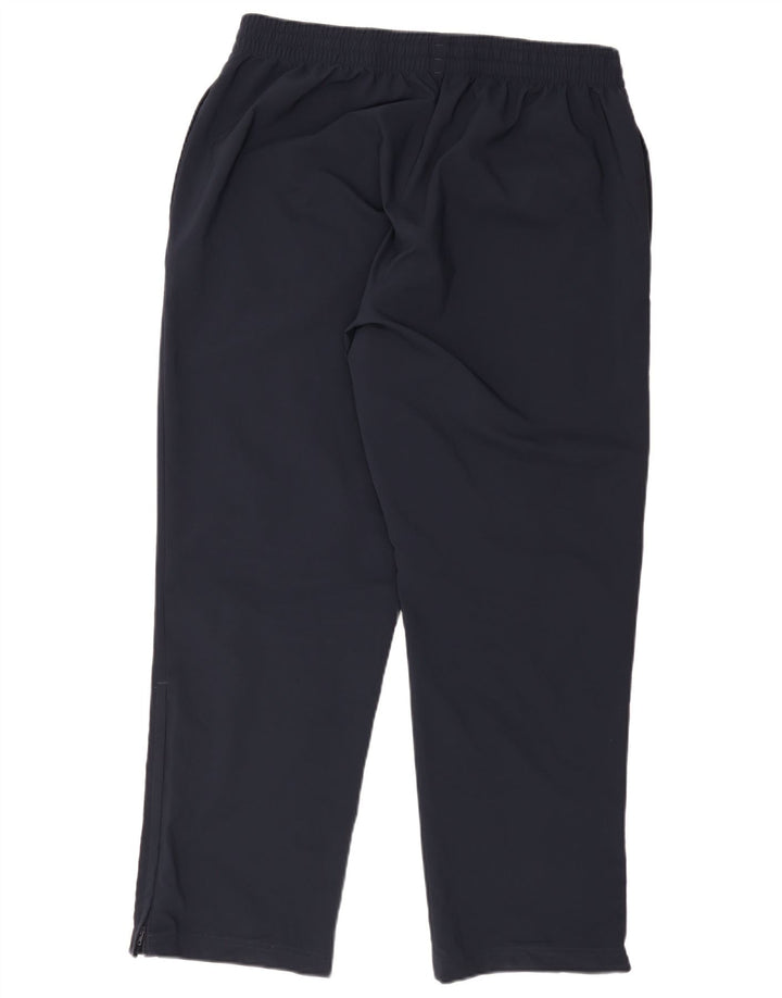 Calças de treino masculinas ADIDAS XL azul marinho poliéster