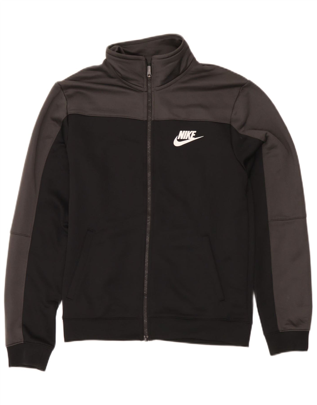 Nike Mens Treino Top Jacket Pequeno Preto Colorblock Poliéster