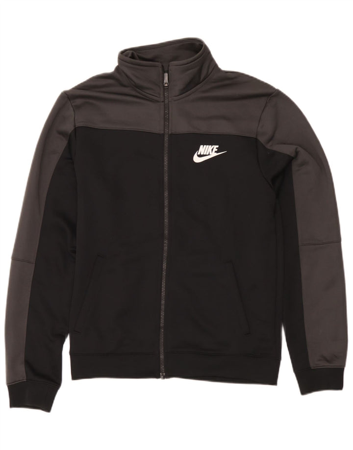 Nike Mens Treino Top Jacket Pequeno Preto Colorblock Poliéster