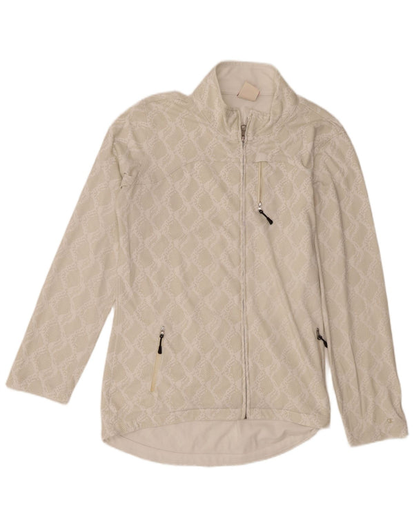Jaqueta feminina Champion UK 18 XL bege animal print