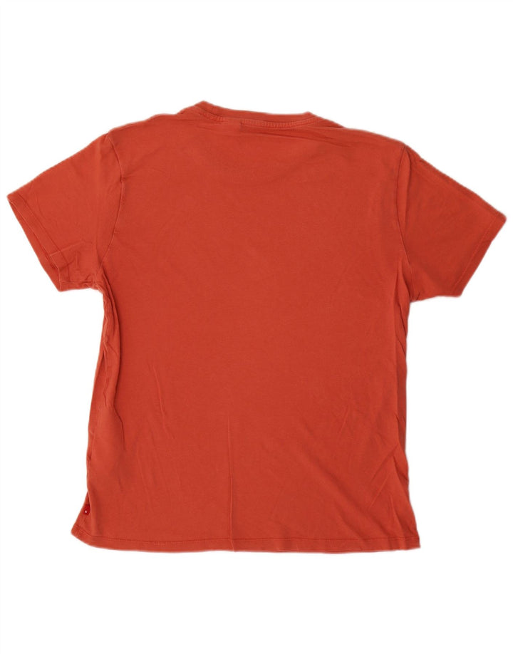 Camiseta gráfica masculina Levi's Top médio algodão laranja