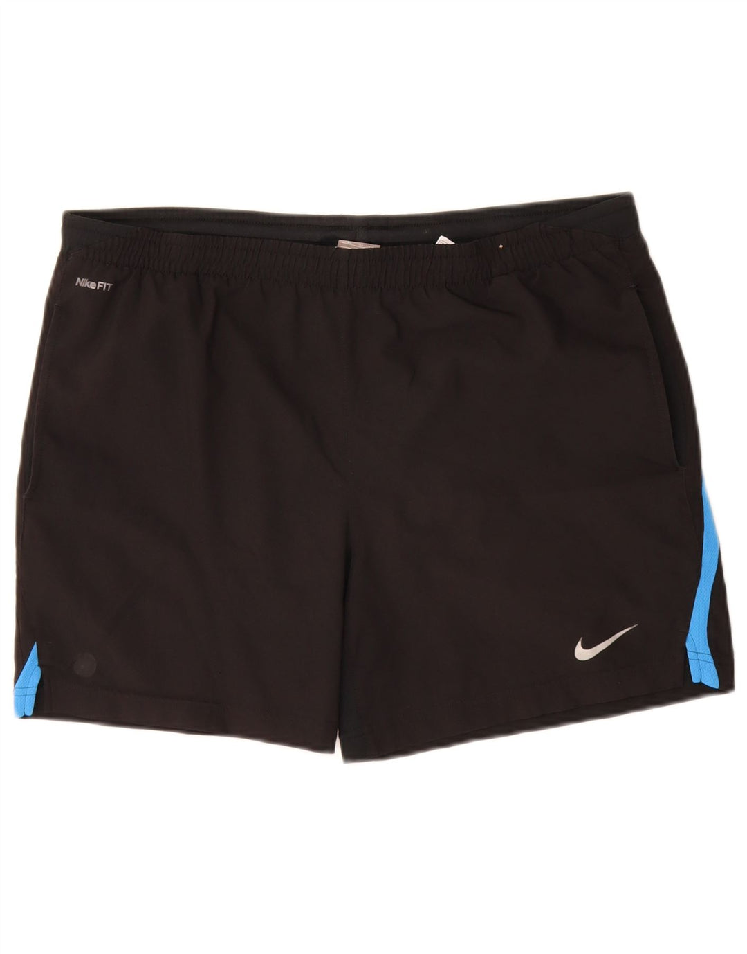 Shorts esportivos Nike Boys 13-14 anos XL preto colorblock poliéster