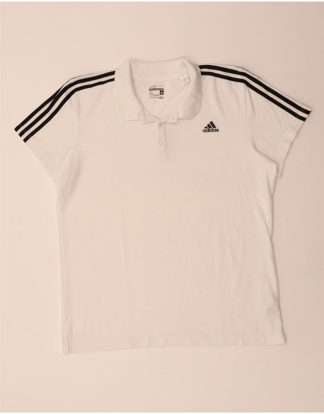 Adidas Mens Climalite Polo Shirt XL Branco Poliéster
