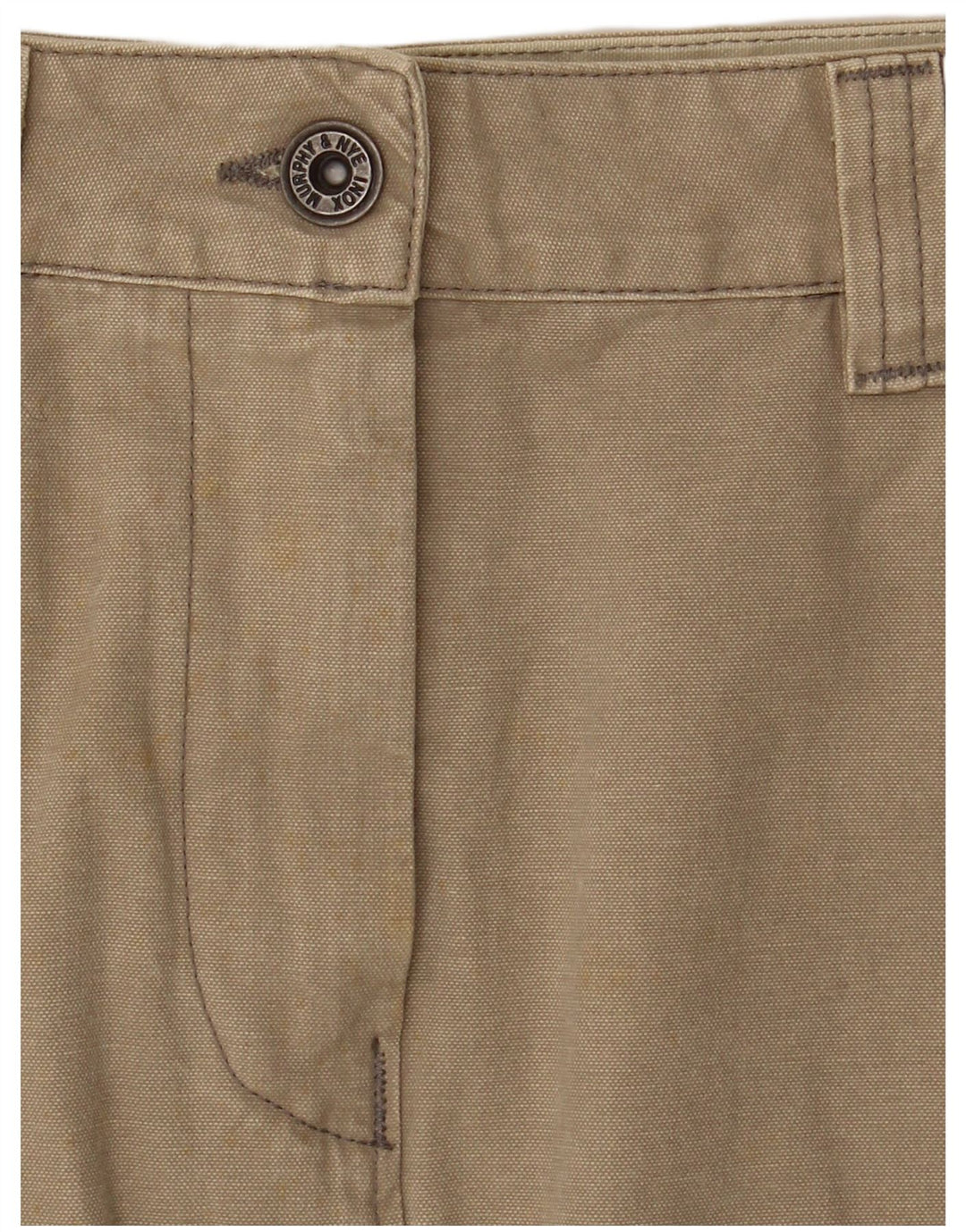Saia midi feminina Murphy & Nye W28 médio cáqui