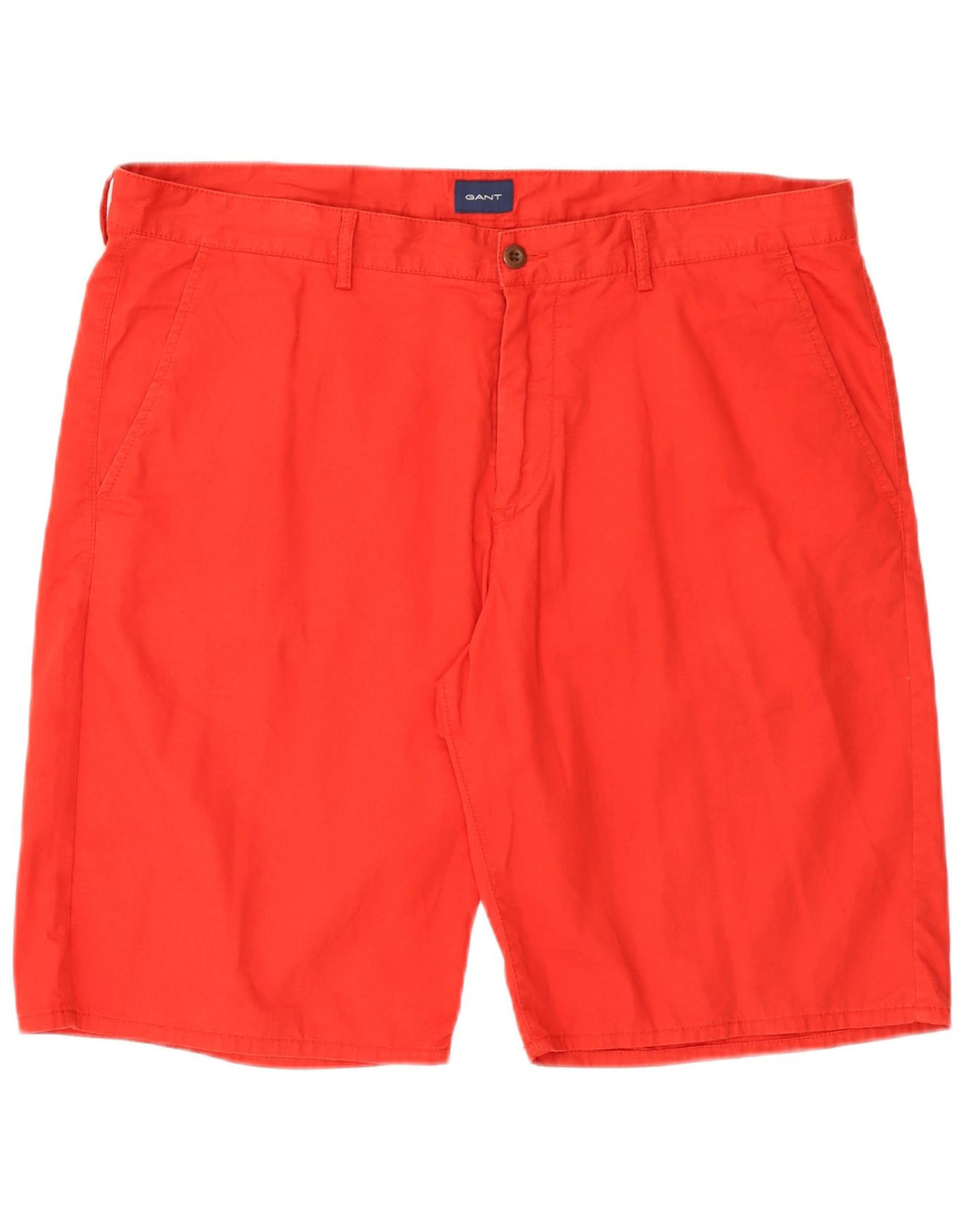 Gant Mens Chino Shorts W38 XL Algodão Vermelho