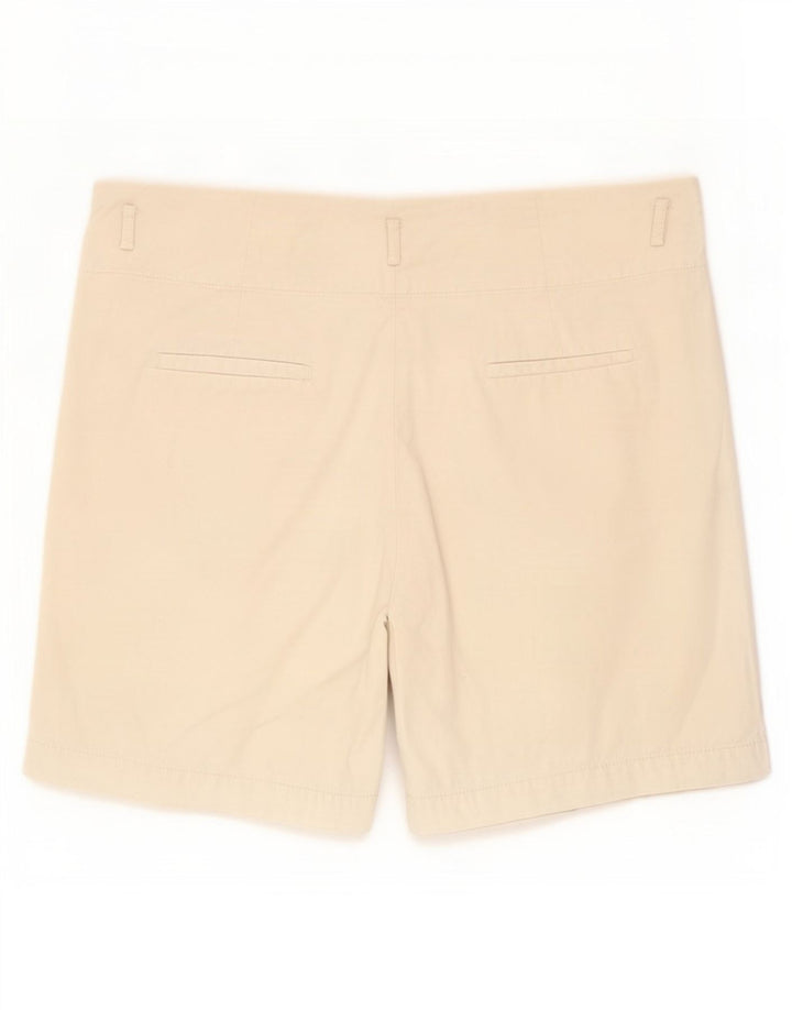 Zara Womens Chino Shorts Grande W30 Bege Clássico