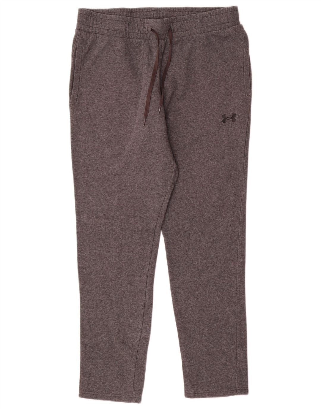 Calça de treino masculina Under Armour grande algodão manchado cinza