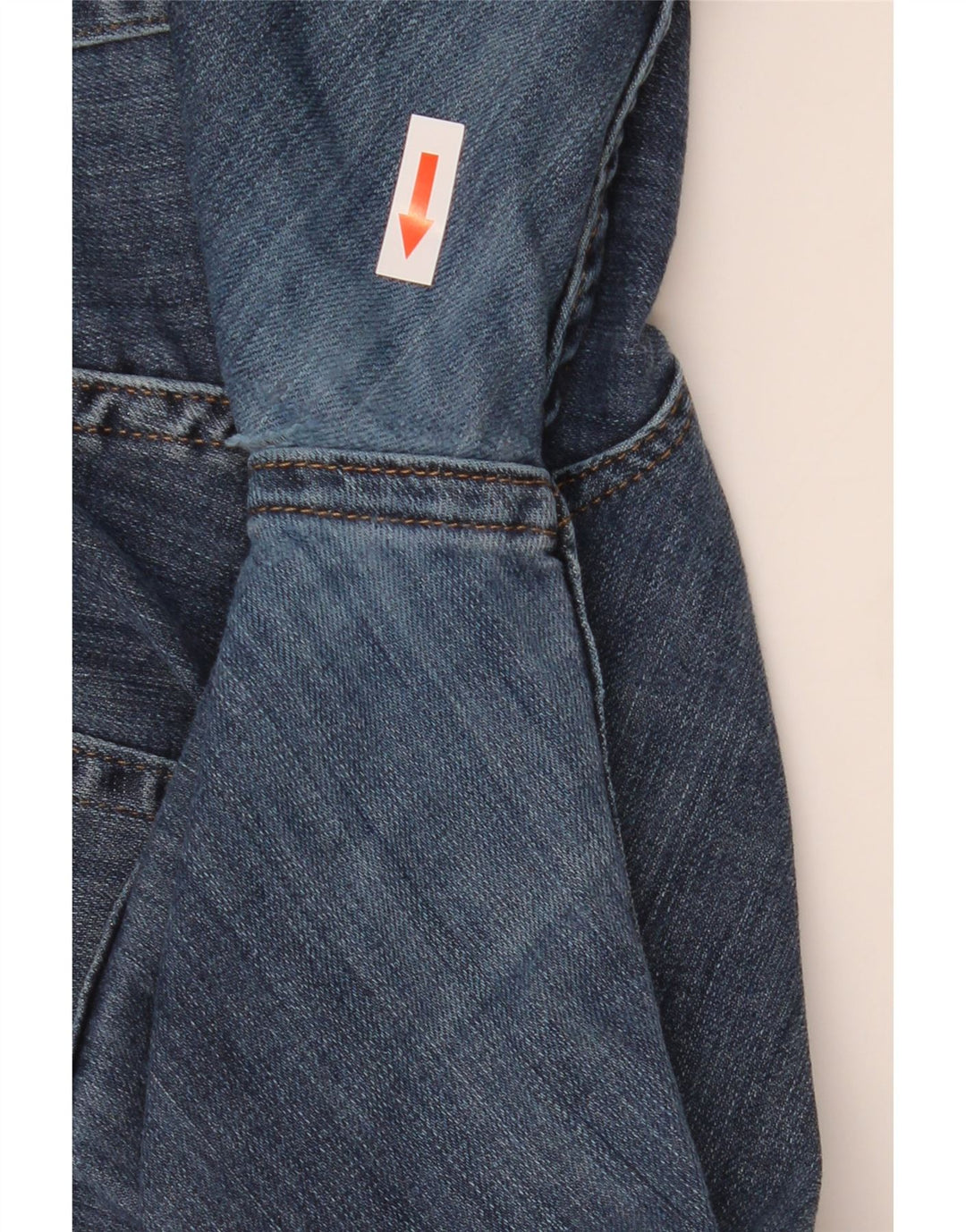 Wrangler Mens Straight Jeans W36 L32 Azul Algodão