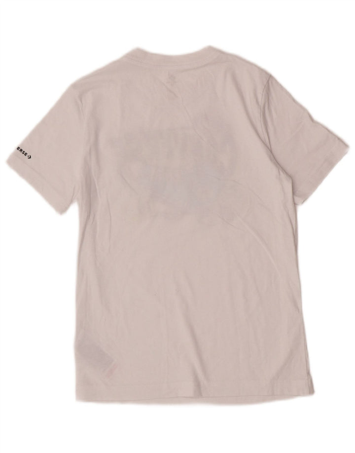 Camiseta Converse Boys Graphic Top 10-11 Anos Médio Algodão Branco