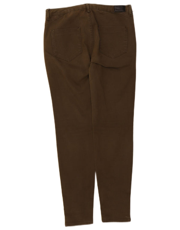 Calça jeans skinny feminina Zara EU 40 médio W30 L28 cáqui
