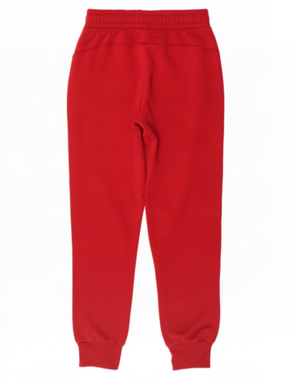 Puma Mens Calças de treino Joggers Pequeno Algodão Borgonha